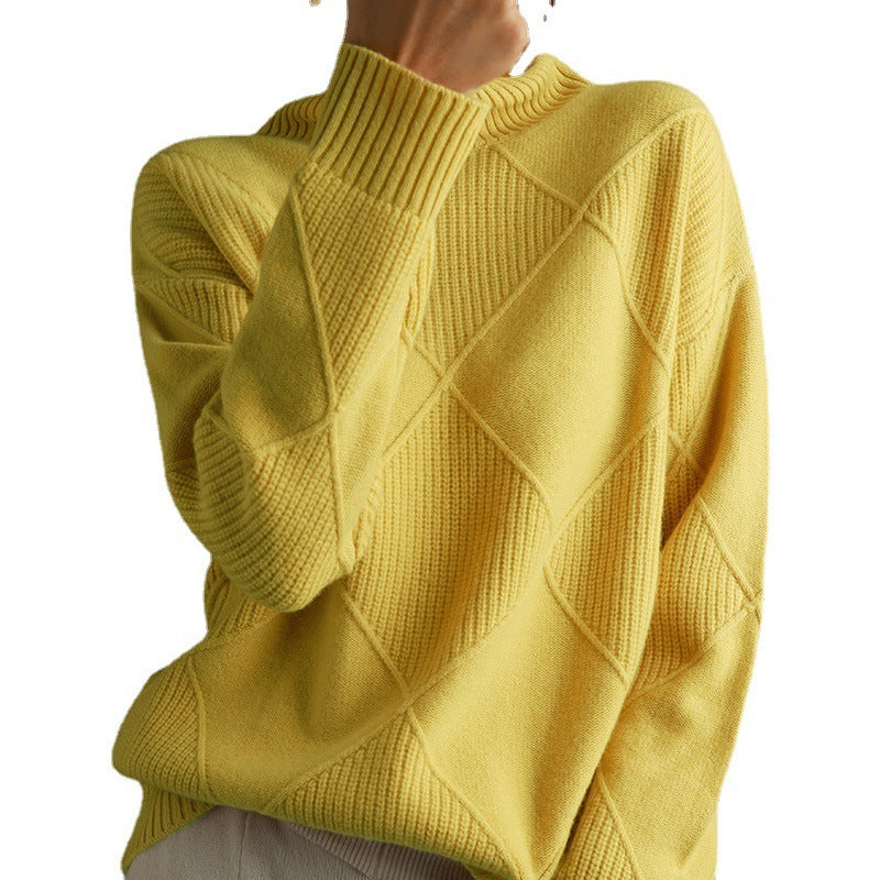 Adelina - Pull doux à col roulé