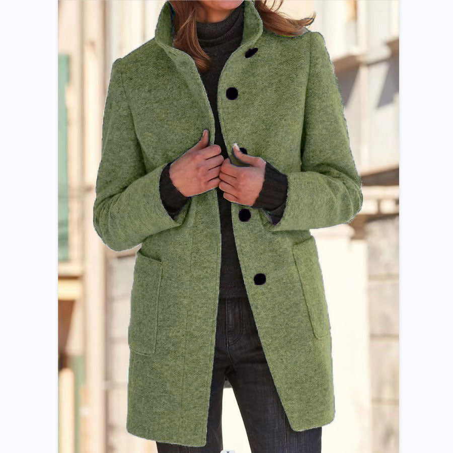 Anna | Manteau femme à col montant