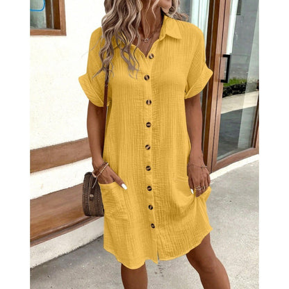 Robe chemise en lin Liva Everyday