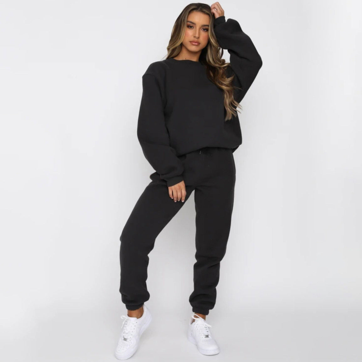 Ensemble pull-over décontracté d'automne pour femmes