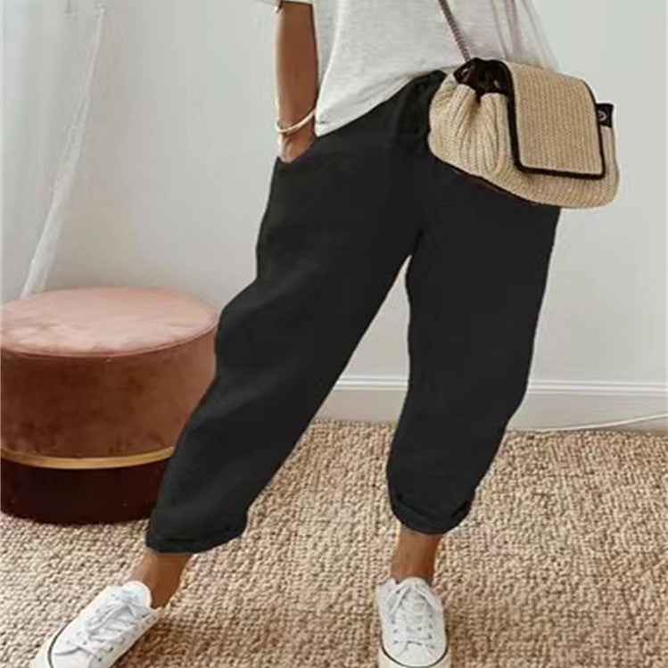 MAE – DÉCONTRACTÉ & PANTALON EN LIN ÉLÉGANT