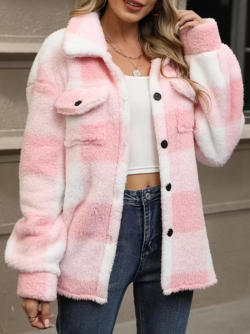 Veste polaire en peluche Paula