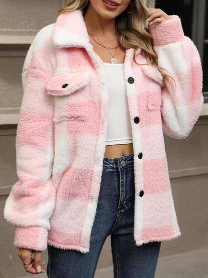 Veste polaire en peluche Paula