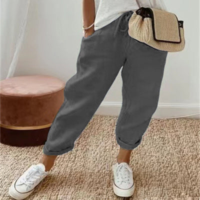 MAE – DÉCONTRACTÉ & PANTALON EN LIN ÉLÉGANT