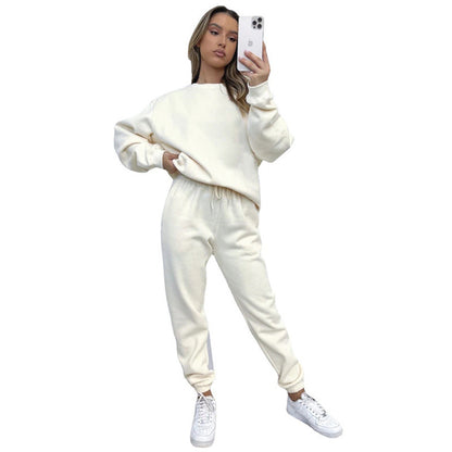 Ensemble pull-over décontracté d'automne pour femmes