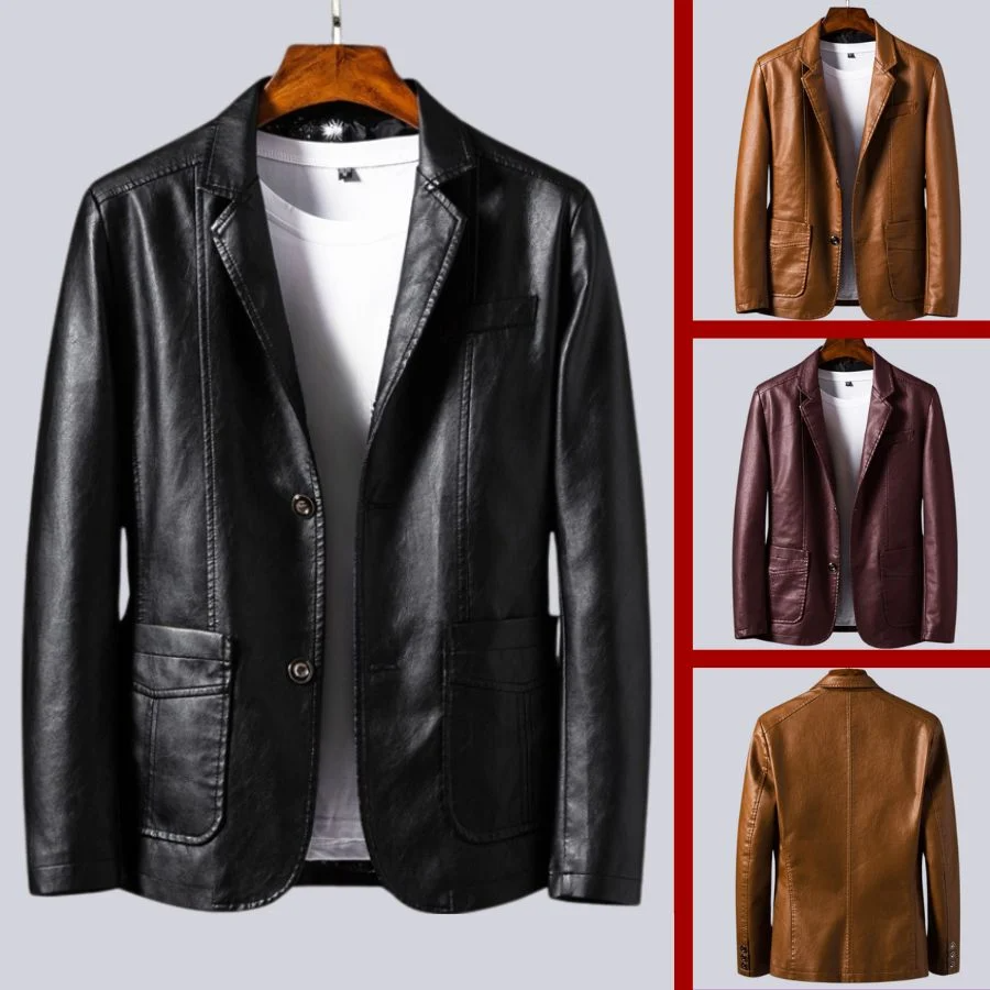Veste en cuir Lorenzo