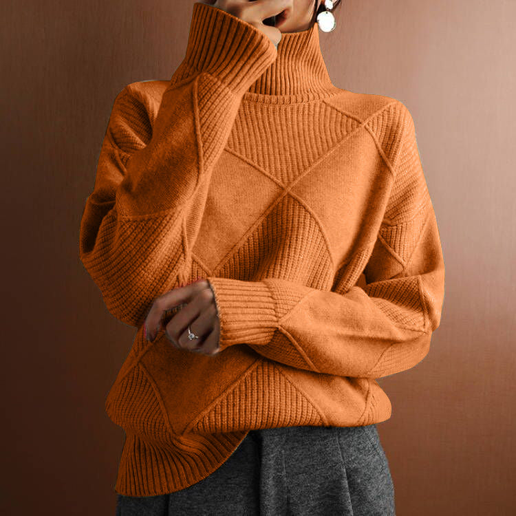 Adelina - Pull doux à col roulé