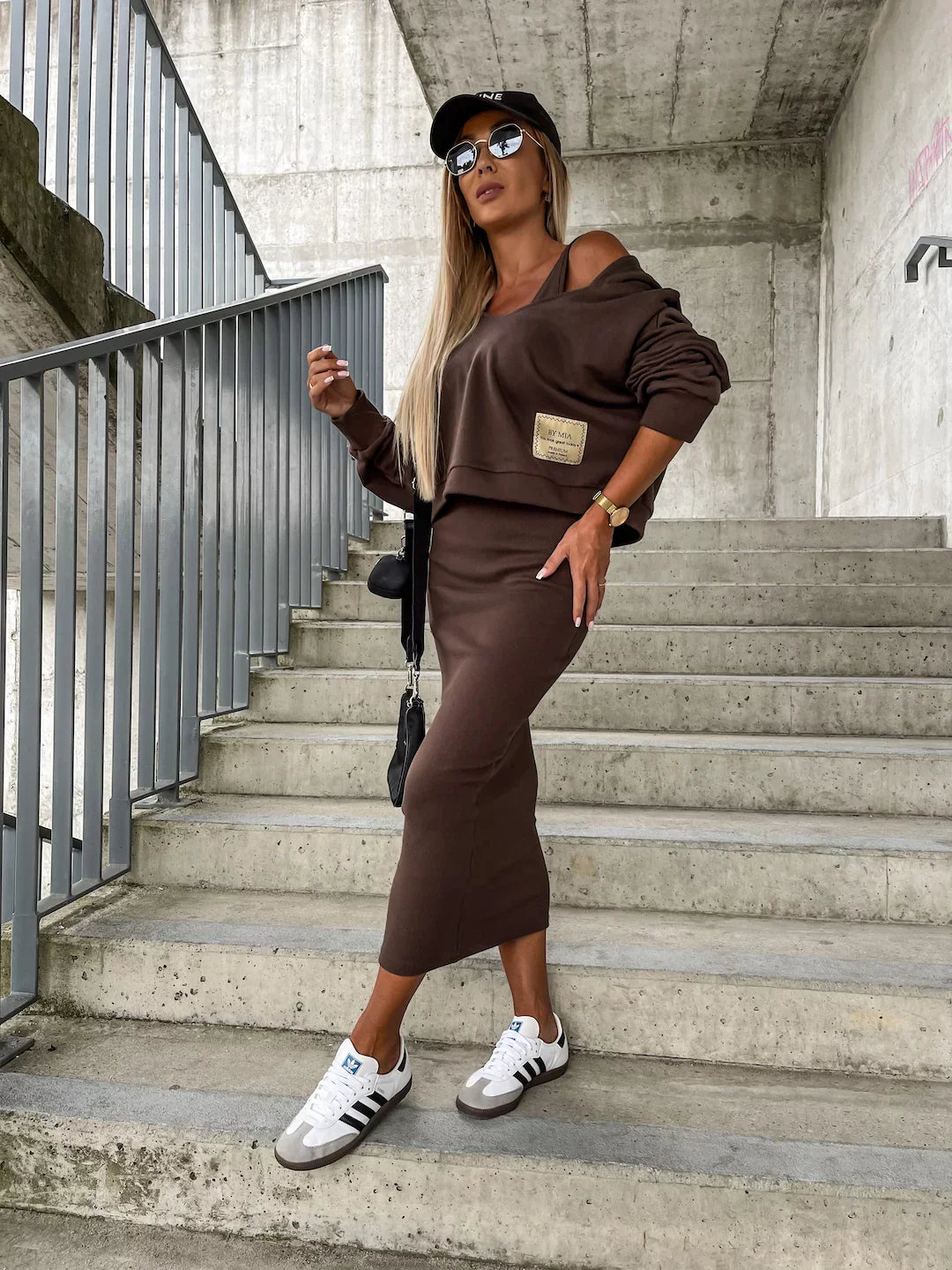 Juna - Robe élégante avec pull